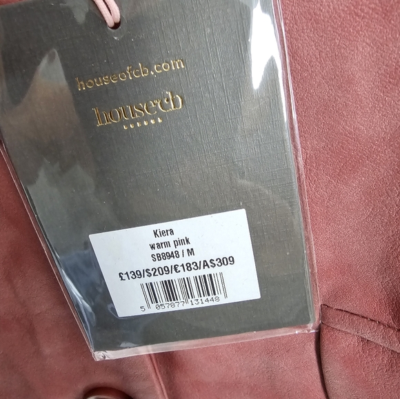 House of CB Keira Blazer Vegan Leather Size Medium New With Tags - Picture 8 of 12